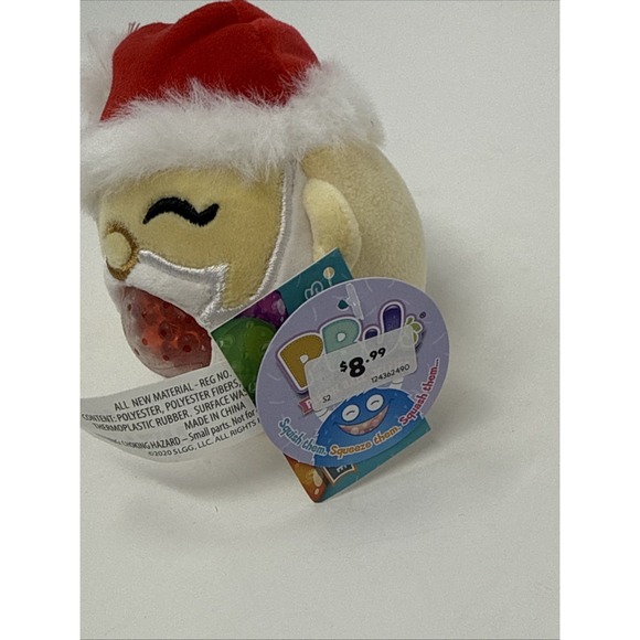 Lot 5 Quality PBJ's Collectible Plush Ball Jellies Soft & sensory Toy Santa - Picture 4 of 6